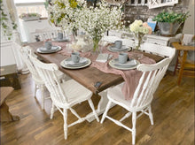 Load image into Gallery viewer, Farm table with 4 chairs and bench