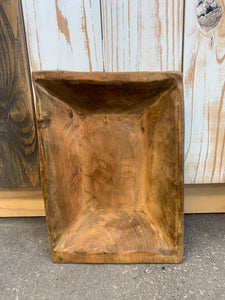 Wooden Square Bowl